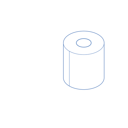 Perforated Thermal Labels 100 × 150mm – 40mm Core